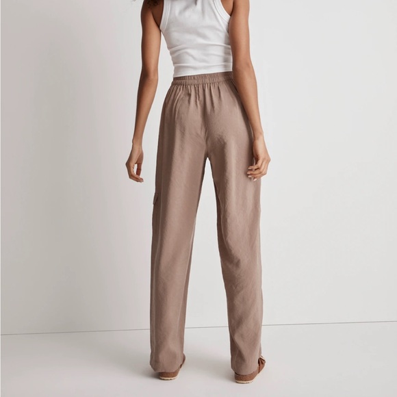 Madewell Straight Cargo Pants In Soft Drape - Picture 2 of 9